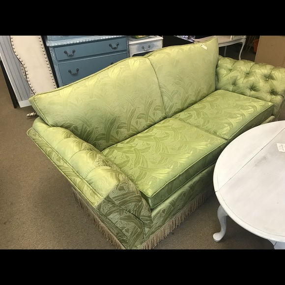 Vintage couch green - Picture 4 of 6